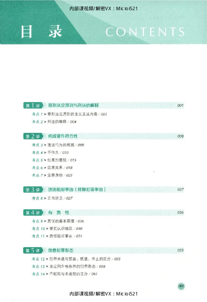 《考点清单-刑法-刘凤科_022026厚大法考主观专题精讲汇总（考点清单）_00讲义》第6页预览