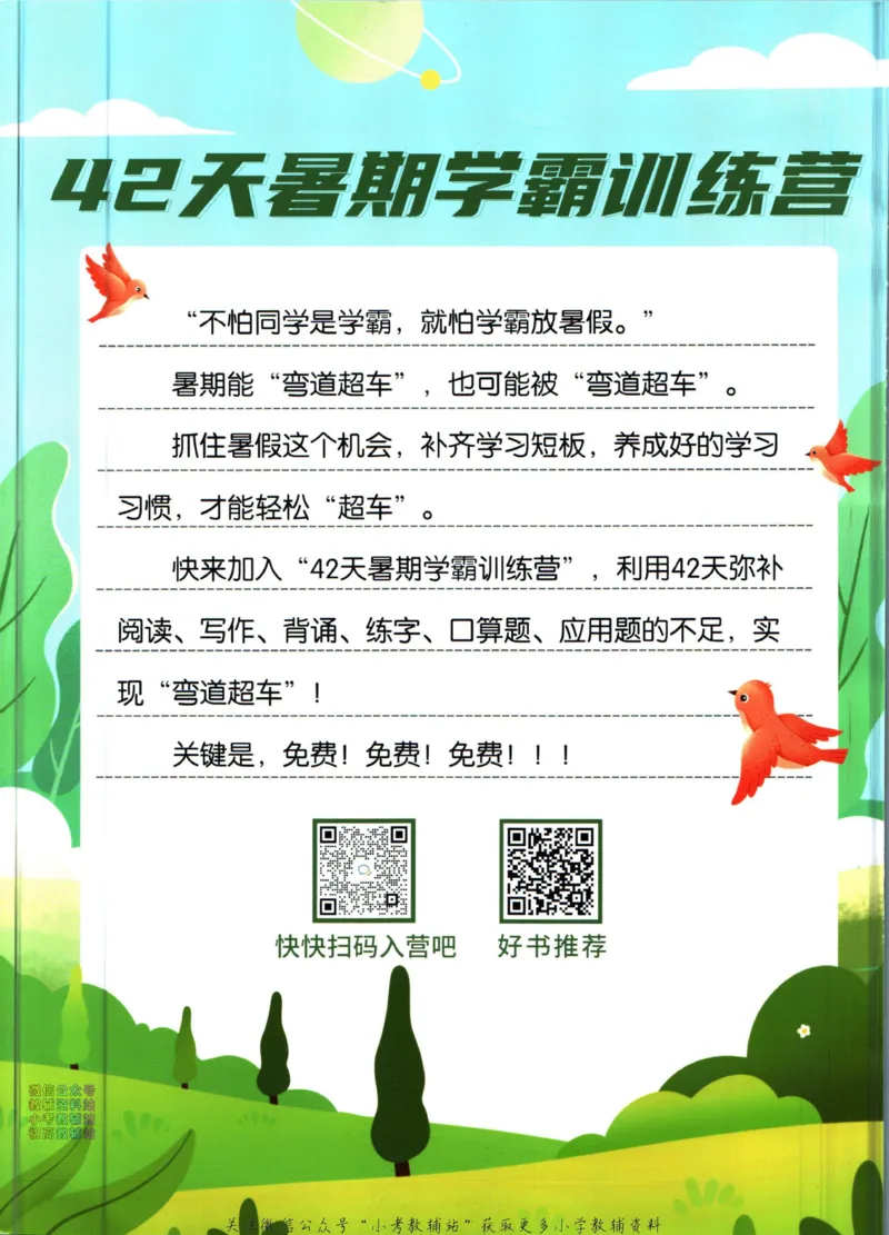 《暑假作业暑假字帖一升二衔接语文_小初高学习资料合集（每天更新）_汉知简教辅暑假作业_暑假作业暑假字帖》第2页预览