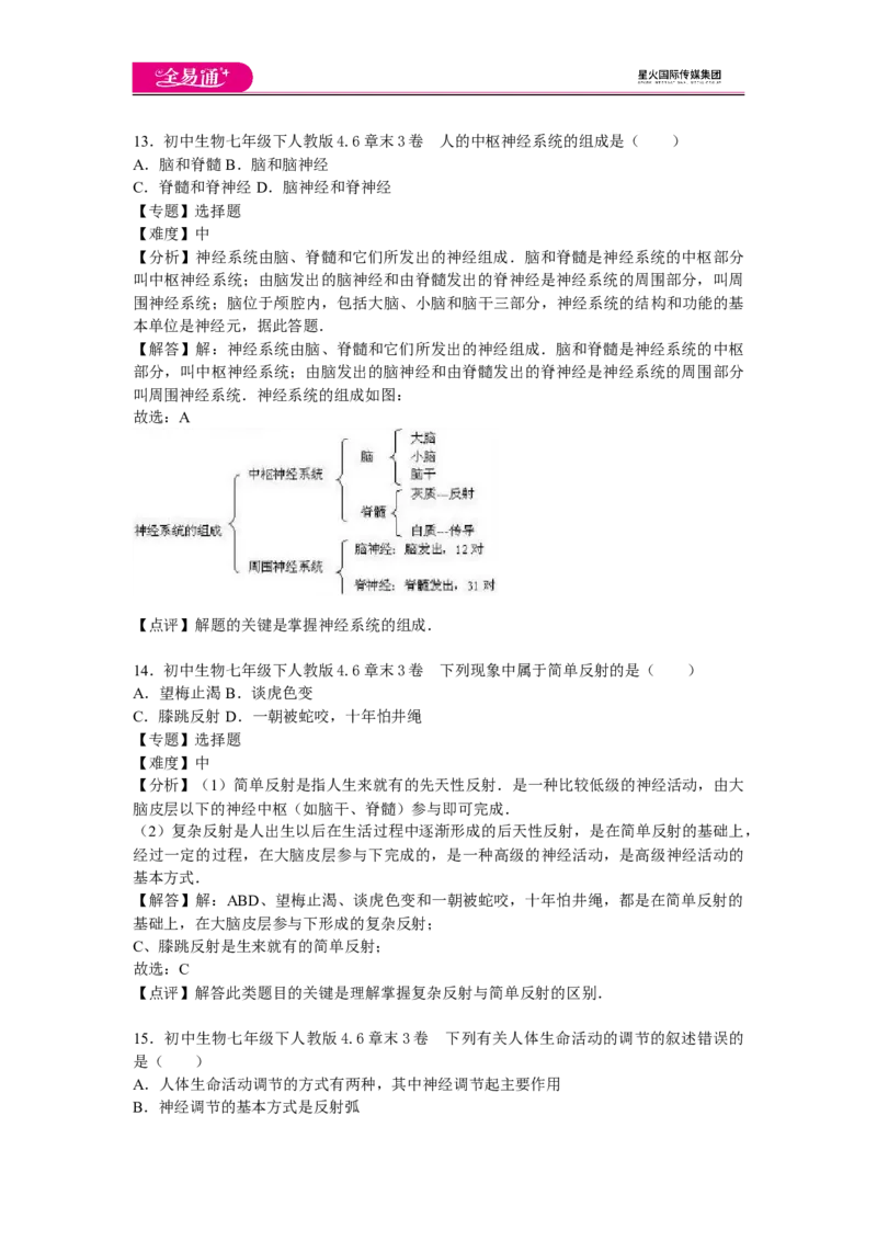 《生物人教七下第六章3卷_初中全科目同步习题+精品试卷（7-9年级）(1)_25秋初中生物《同步习题+精品试卷》_初中生物试卷（人教版）_《同步试题》_同步试题资源包（7B）》第6页预览