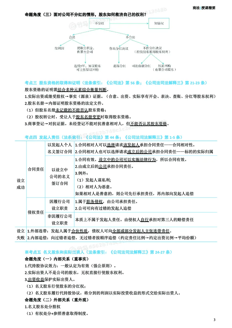 《2026年主观题考前聚焦讲义-商法-郄鹏恩_ZH_18.26ZH主观考前聚焦》第4页预览