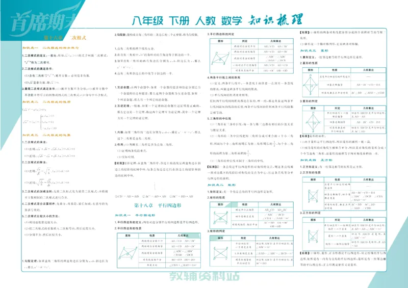 《首席期末卷八年级下册数学人教版_初中全科目同步习题+精品试卷（7-9年级）(1)_25秋初中数学《同步习题+精品试卷》_初中数学人教版试卷_初中数学人教版7-9年级上册_《首席期末卷》》第2页预览
