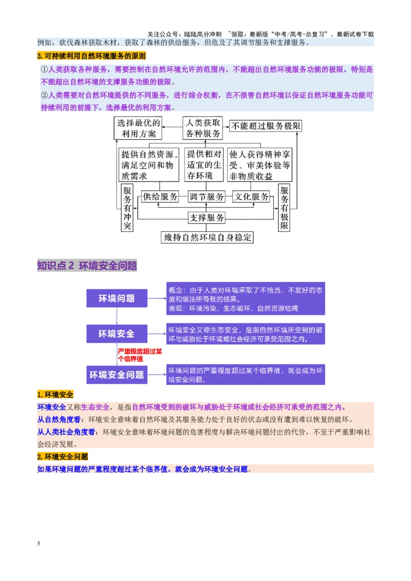 《第39讲环境安全与国家安全（讲义）（学生版）_07-地理-高考总复习_一轮复习_2025年_2025年高考地理一轮复习讲义+练习+课件（新教材新高考）》第5页预览