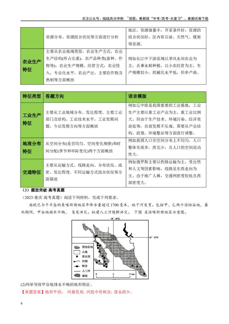 《秘籍06综合题攻略：常见题型与解题步骤-（新高考专用）（教师版）_07-地理-高考总复习_专项复习_2024年_2024年高考考地理考前冲刺》第6页预览