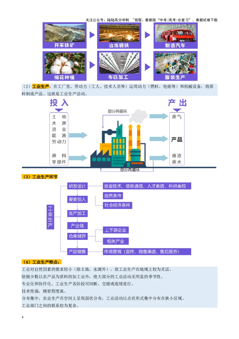 《第26讲工业区位因素及其变化（讲义）（学生版）_07-地理-高考总复习_一轮复习_2025年_2025年高考地理一轮复习讲义+练习+课件（新教材新高考）》第4页预览