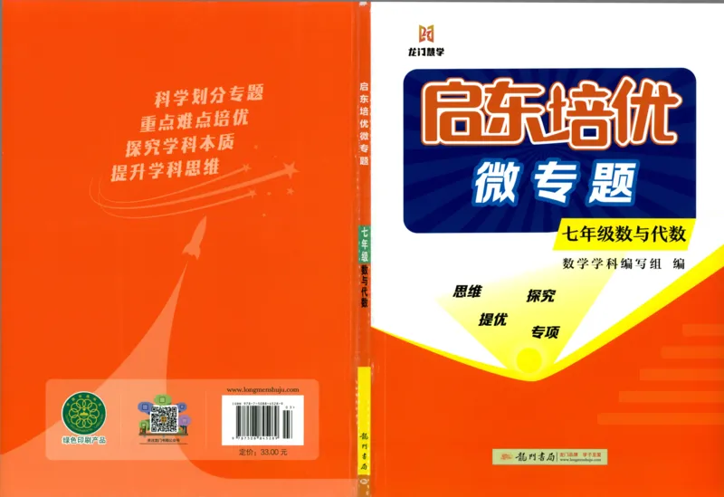 《启东培优微专题,七年级数与代数170_初中全科目同步习题+精品试卷（7-9年级）(1)_25秋初中数学《同步习题+精品试卷》_初中数学人教版试卷_初中数学人教版7-9年级下册》第1页预览