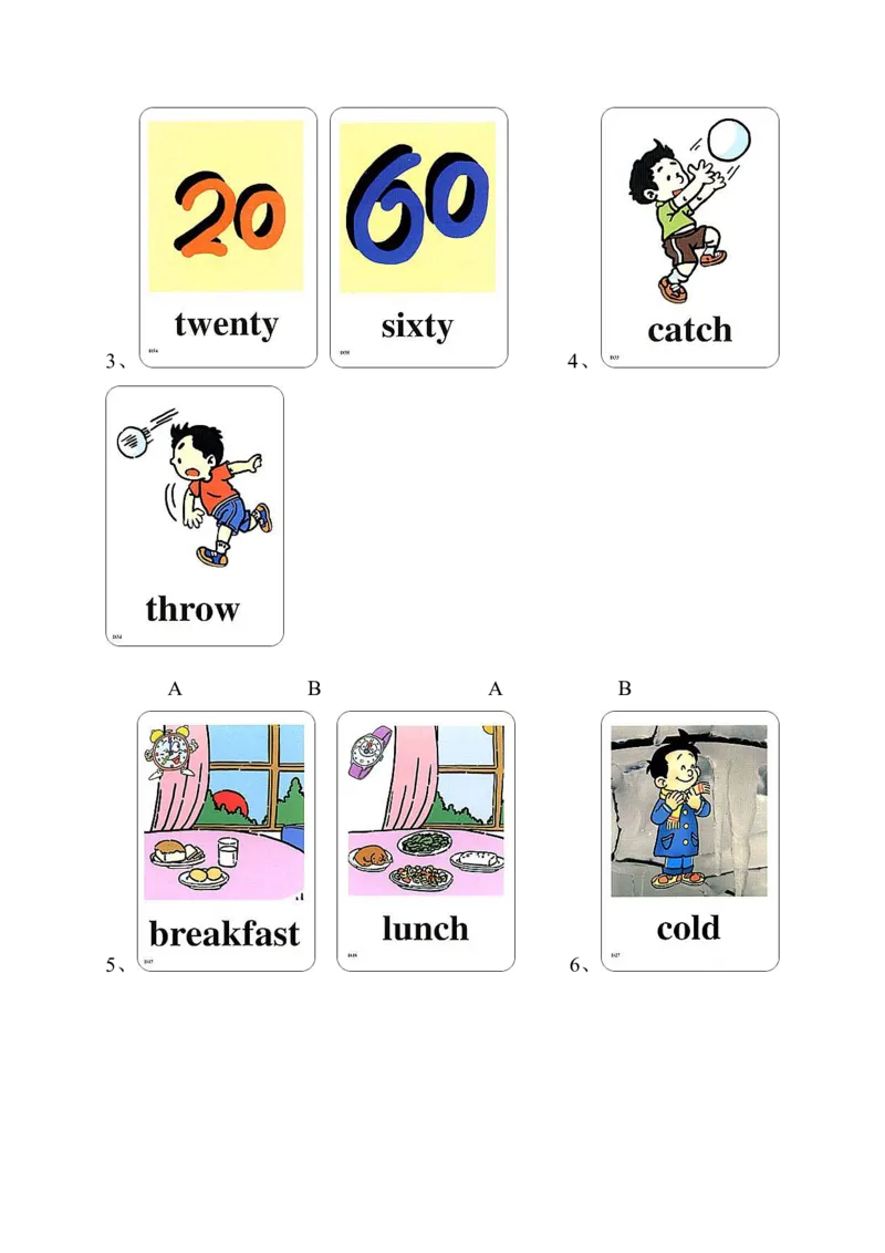 《（人教新起点）二年级下册期末测试题_小学1-6年级全科全套_1-6年级全科下册_二年级_二年级下英语_人教新起点二年级英语下册_试卷》第2页预览