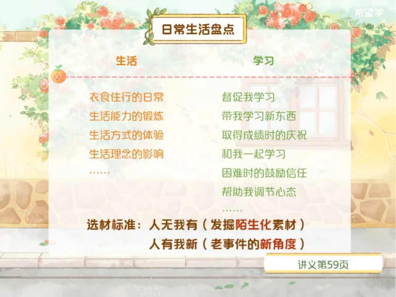 《爱豆笔记初一秋上第4讲_2025初一网课_25初一语文_2025初一-霍婉--语文（希望学）_秋季上A+_4.写作进阶亲情主题作文多维升级》第6页预览