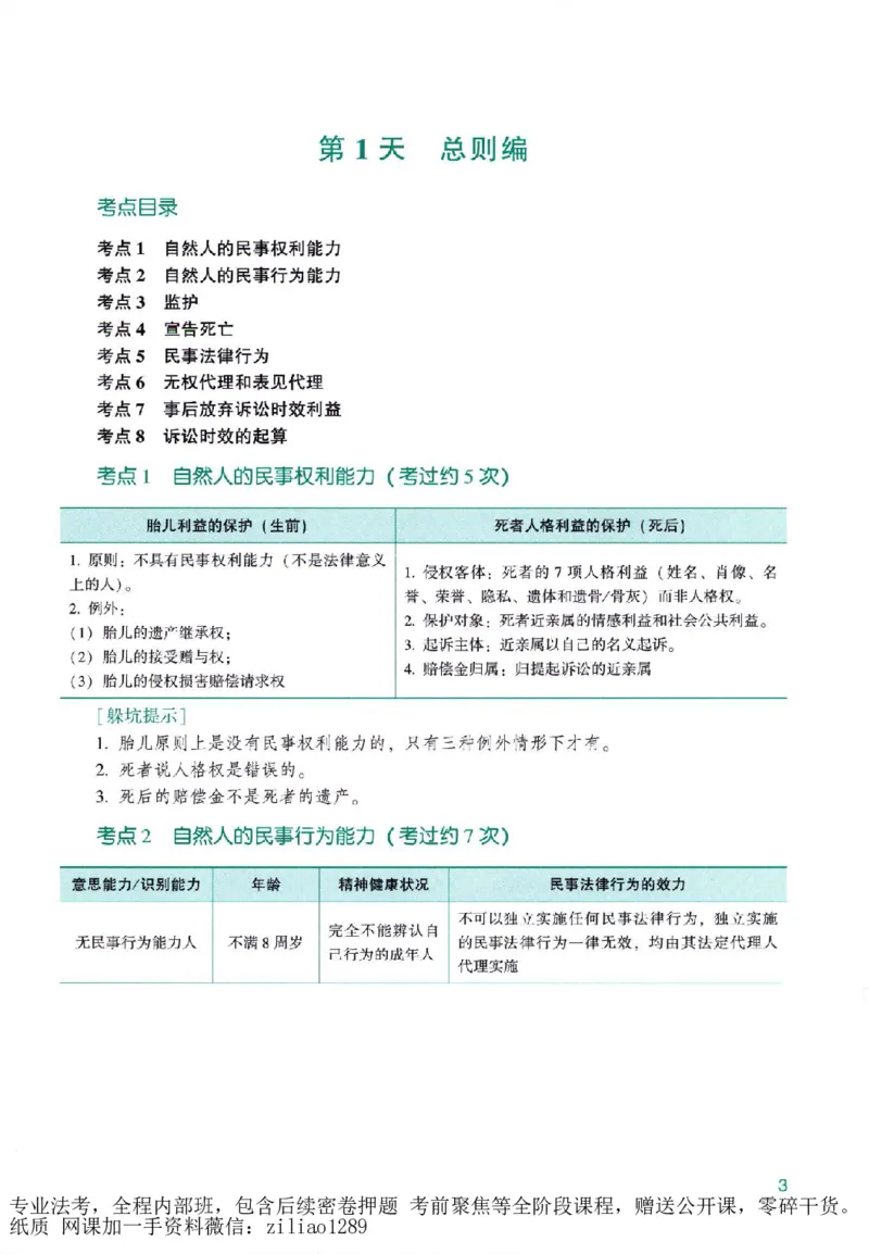 《2026众合客观考前带背_2026法考客观_众-H_1126众合法考考前带背（全）》第10页预览