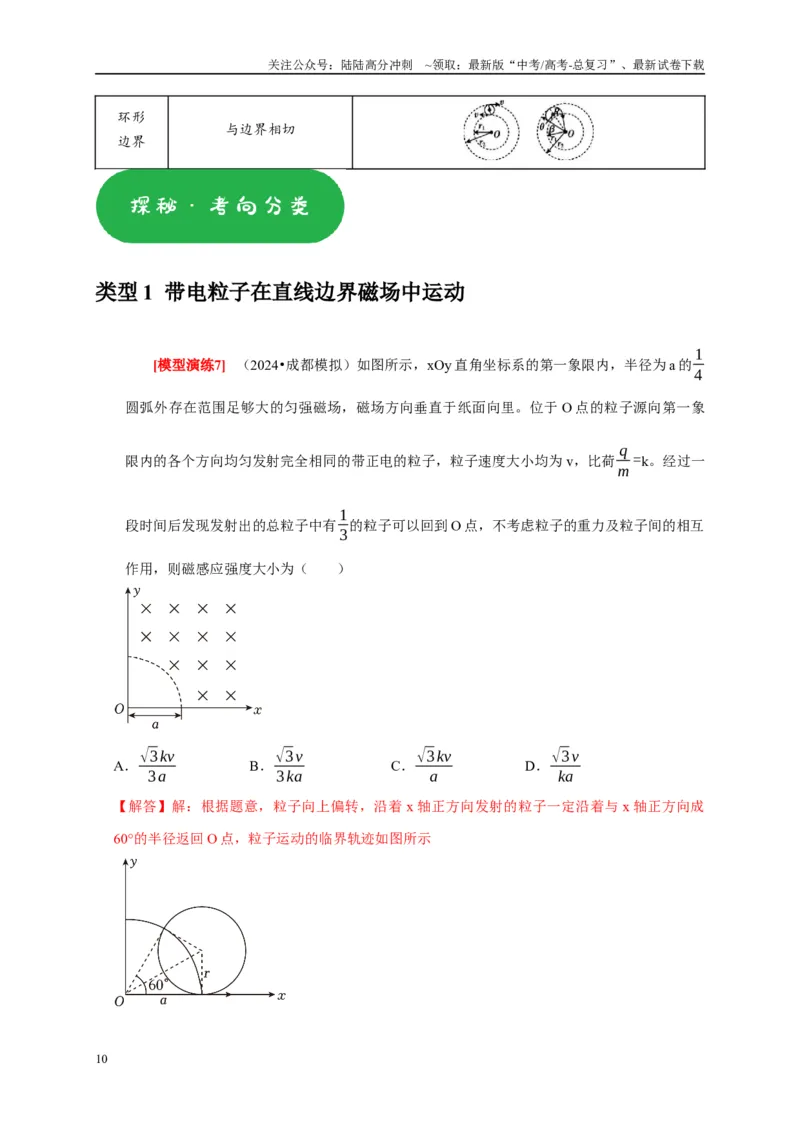 《专题20磁场对运动电荷的作用（解析版）_04-物理-高考总复习_专项复习_2025年_2025新版高考物理复习知识点梳理加题型归纳原卷加解析_资料》第10页预览
