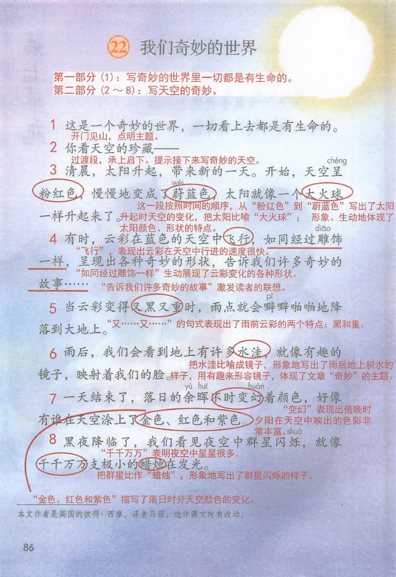 《三（下）语文课堂笔记-第7单元_小学1-6年级全科全套_1-6年级全科下册_三年级_三年级下语文_语文三下课堂笔记》第2页预览