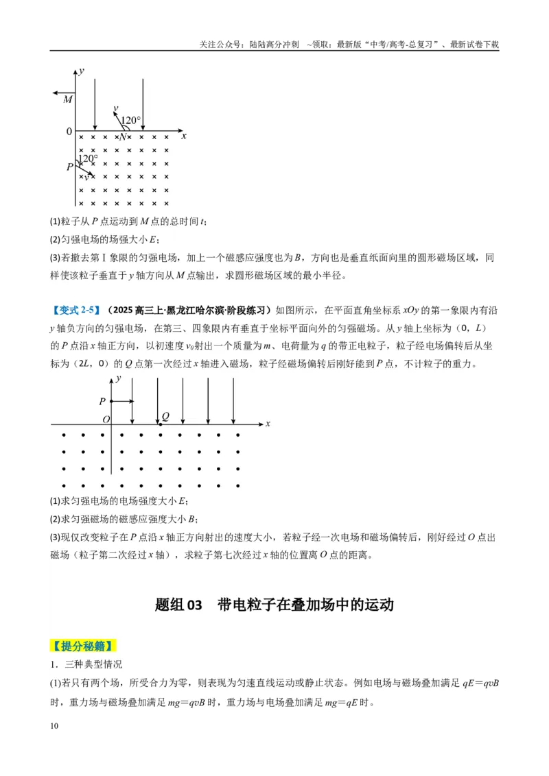 《专题17磁场综合题（原卷版）_04-物理-高考总复习_二轮复习_2025年_2025年高考物理二轮热点题型归纳与变式演练（新高考通用）》第10页预览