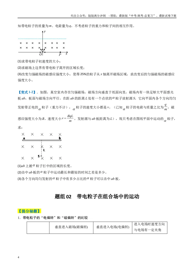 《专题17磁场综合题（原卷版）_04-物理-高考总复习_二轮复习_2025年_2025年高考物理二轮热点题型归纳与变式演练（新高考通用）》第4页预览