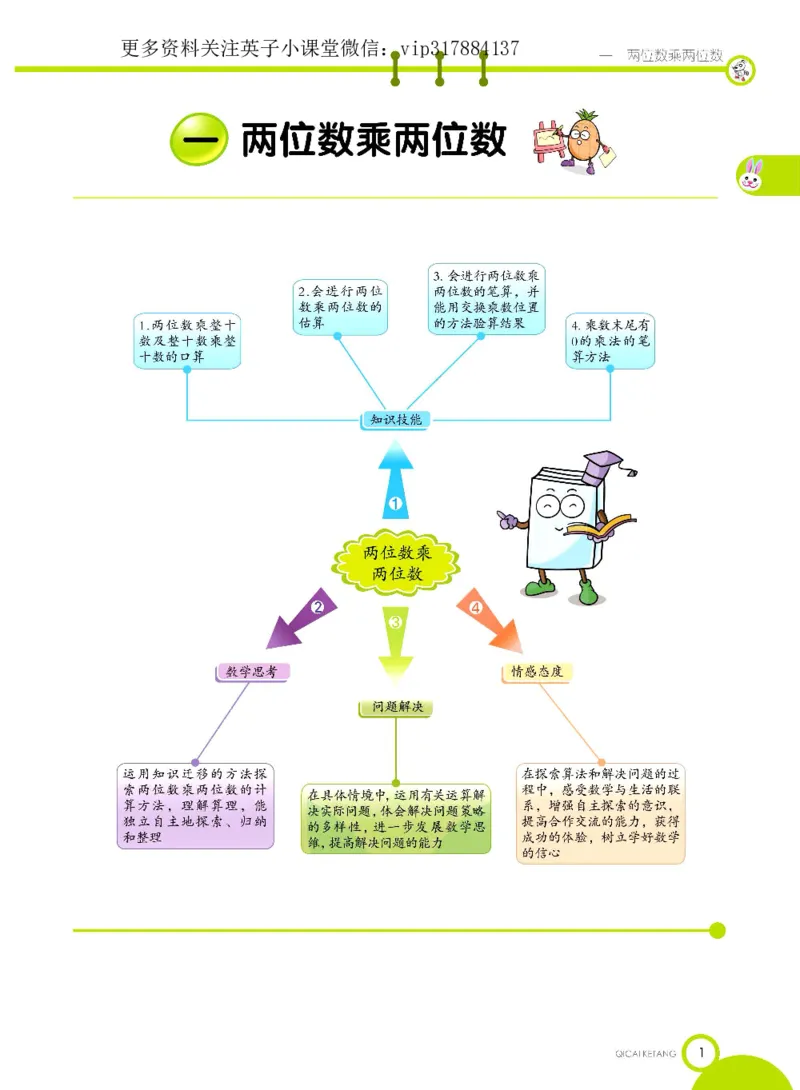 《三（下）数学（苏教版）课堂全解_小学1-6年级全科全套_1-6年级全科下册_三年级_三年级下数学_数学三下苏教版》第3页预览