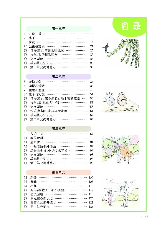 《三（下）语文课堂全解_小学1-6年级全科全套_1-6年级全科下册_三年级_三年级下语文_语文三下课前预习专项》第7页预览