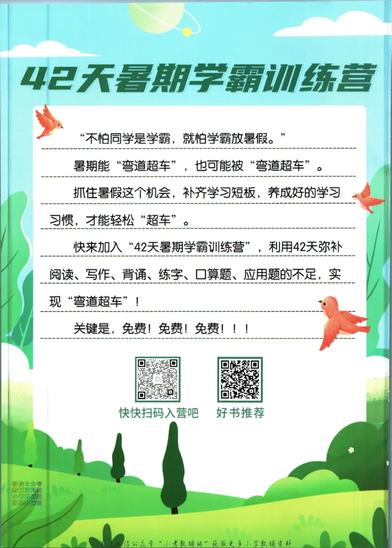《暑假作业暑假字帖二升三衔接语文_小初高学习资料合集（每天更新）_汉知简教辅暑假作业_暑假作业暑假字帖》第2页预览