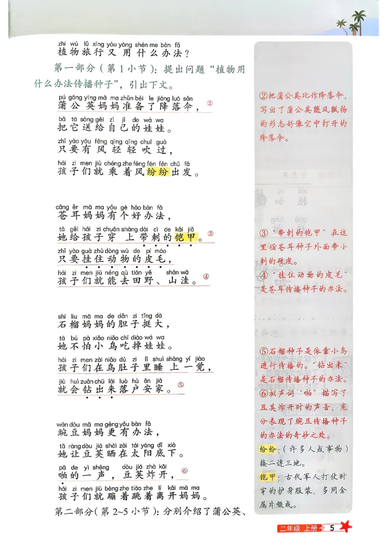 《预习笔记语文一升2_小初高学习资料合集（每天更新）_2026年《阳光同学暑假衔接+预习笔记》语数英全科_语文《阳光同学暑假衔接》26秋》第7页预览