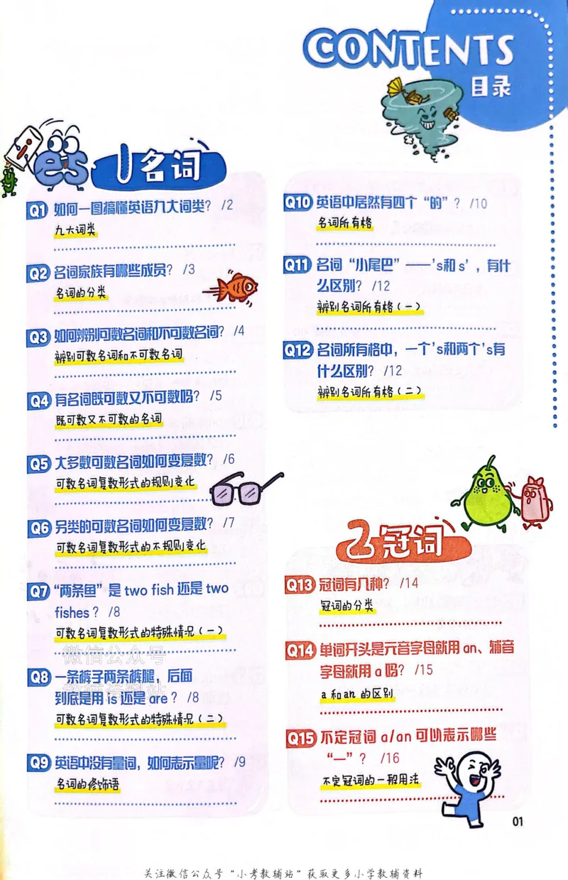 《漫画200问-小初语法提前学_小初高学习资料合集（每天更新）_漫画200问-小初语法提前学》第3页预览