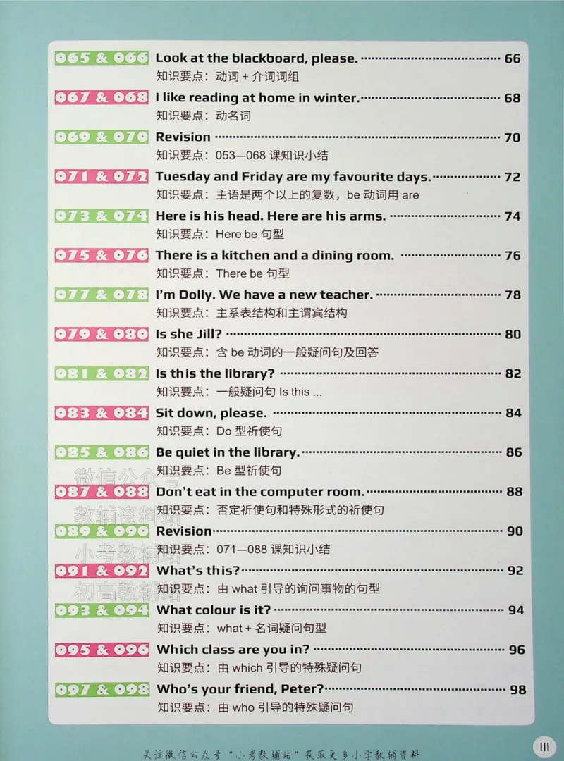 《文霸小学英语语法128篇三年级_小初高学习资料合集（每天更新）_《文霸·小学英语语法128篇》》第8页预览
