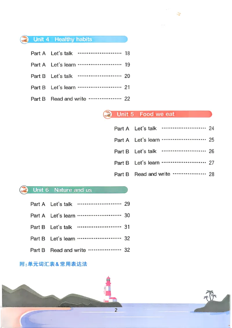 《预习笔记_小初高学习资料合集（每天更新）_2026年《阳光同学暑假衔接+预习笔记》语数英全科_英语人教版《阳光同学暑假衔接》26秋_4升5年级英语《阳光同学暑假衔接》26年》第3页预览