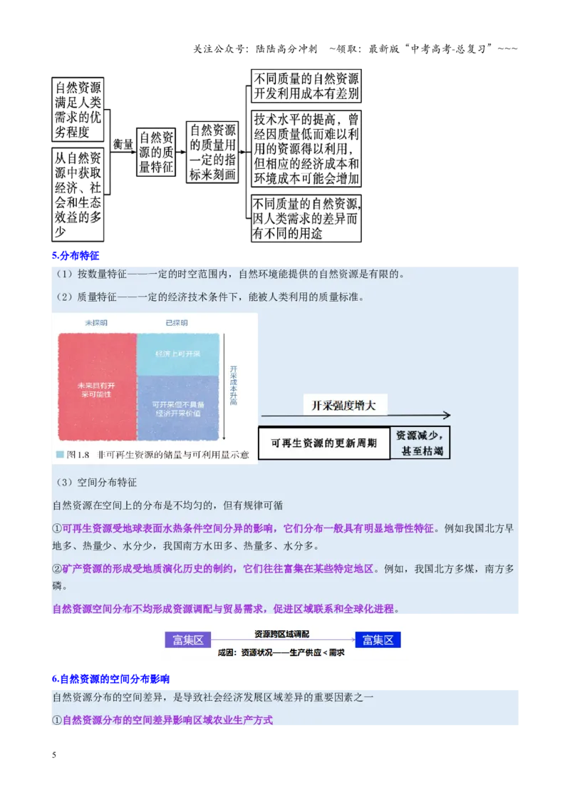 《第36讲资源安全与国家安全（复习讲义）（全国通用）（学生版）_07-地理-高考总复习_一轮复习_2026年-地理高考一轮复习_2026年高考地理一轮复习讲义+练习+课件（新教材新高考）-G55_2026版》第5页预览