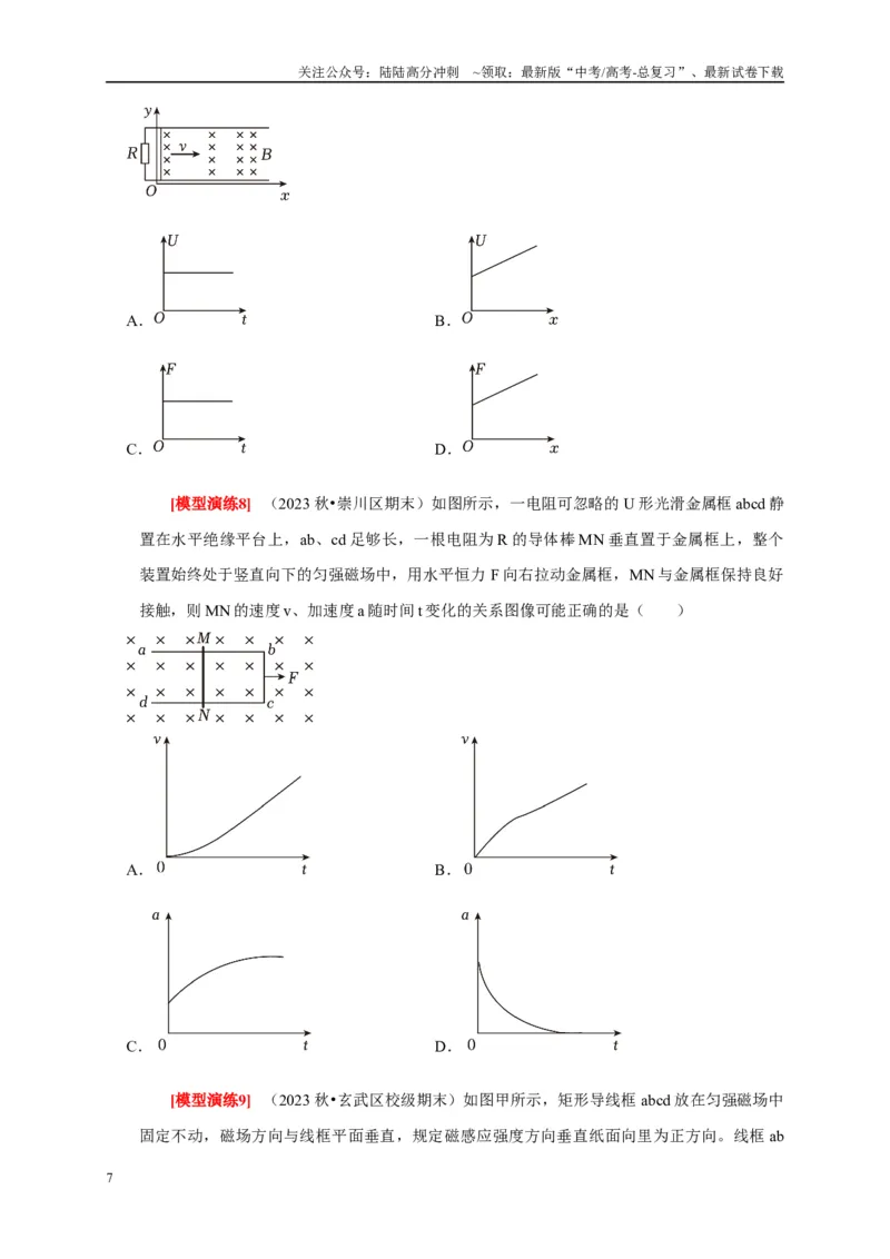 《专题25电磁感应的综合问题（学生版）_04-物理-高考总复习_专项复习_2025年_2025年高考物理热点知识讲练与题型归纳（全国通用）_资料》第7页预览