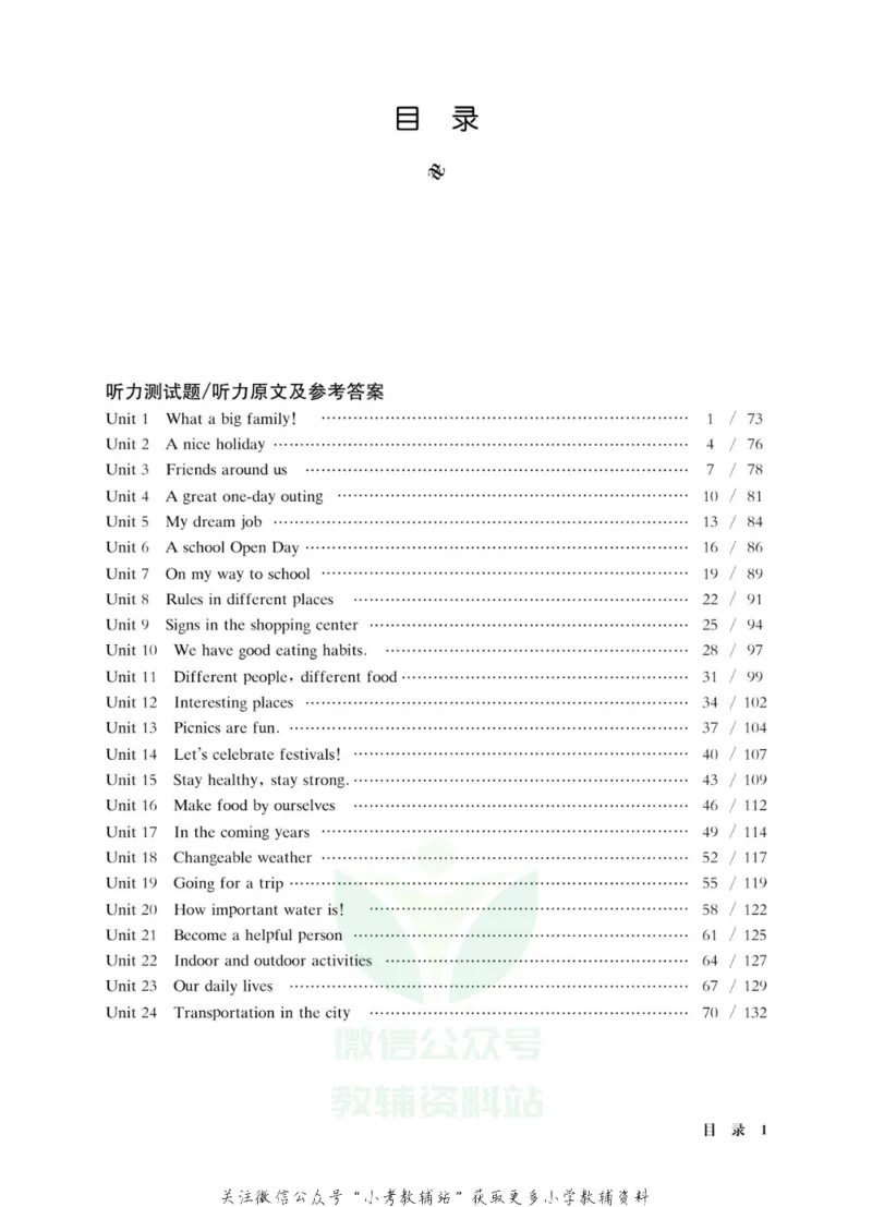 《全新英语听力·六年级（提高版）_小初高学习资料合集（每天更新）_小初高全新英语听力》第5页预览