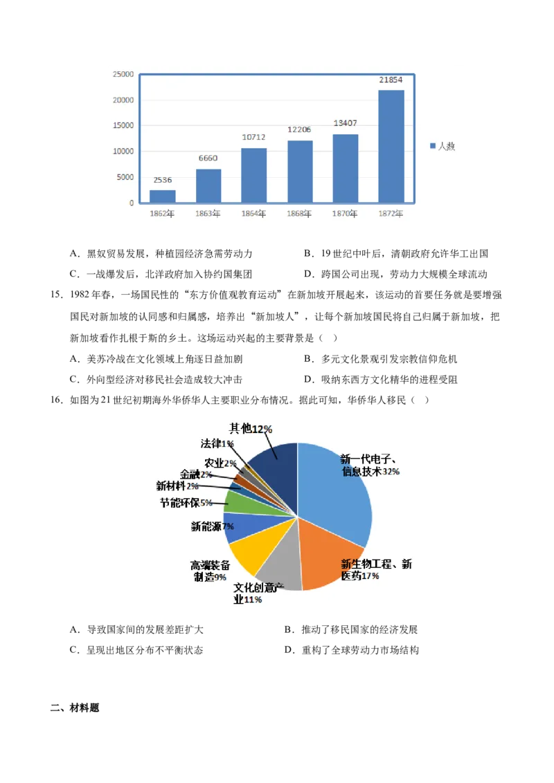 《（单元突破卷）第三单元人口迁徙、文化交融与认同（学生版）_新版高中_高中历史新版_高中历史选择性必修3（统编版）_单元复习专项-P43_2025版》第4页预览