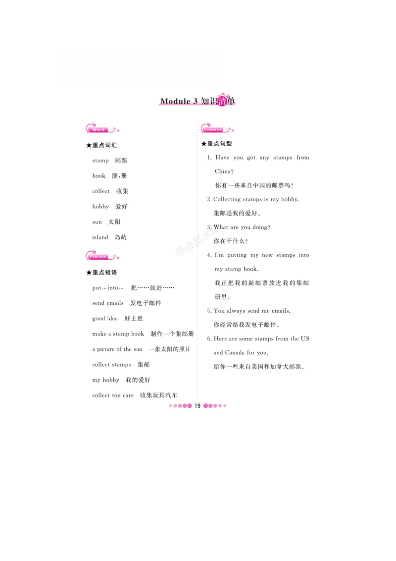 《六年级上册英语素材-全册知识清单（图片版）外研版一起_小学1-6年级全科全套_1-6年级全科上册_六年级_英语_英语外研一起_外研一起英语六上知识总结》第3页预览