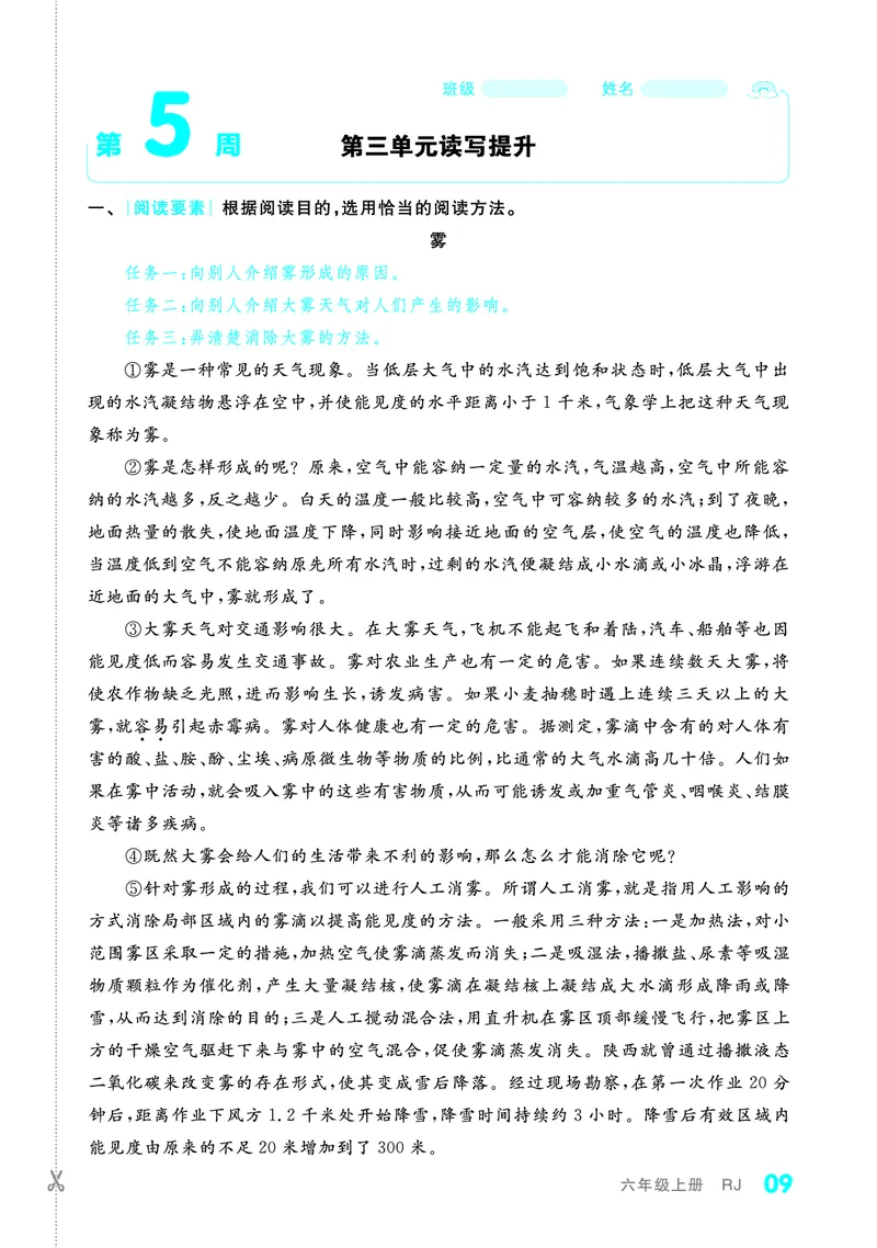 《全品小复习字词句过关6上_小学1-6年级全科全套_1-6年级全科上册_六年级_语文_语文六上期末专项复习》第10页预览