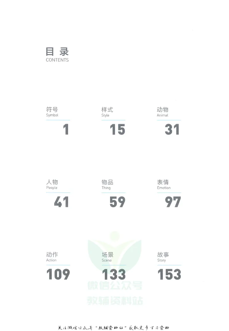《百词斩象形9000英语单词书第三册下_小初高学习资料合集（每天更新）_百词斩象形单词书》第3页预览