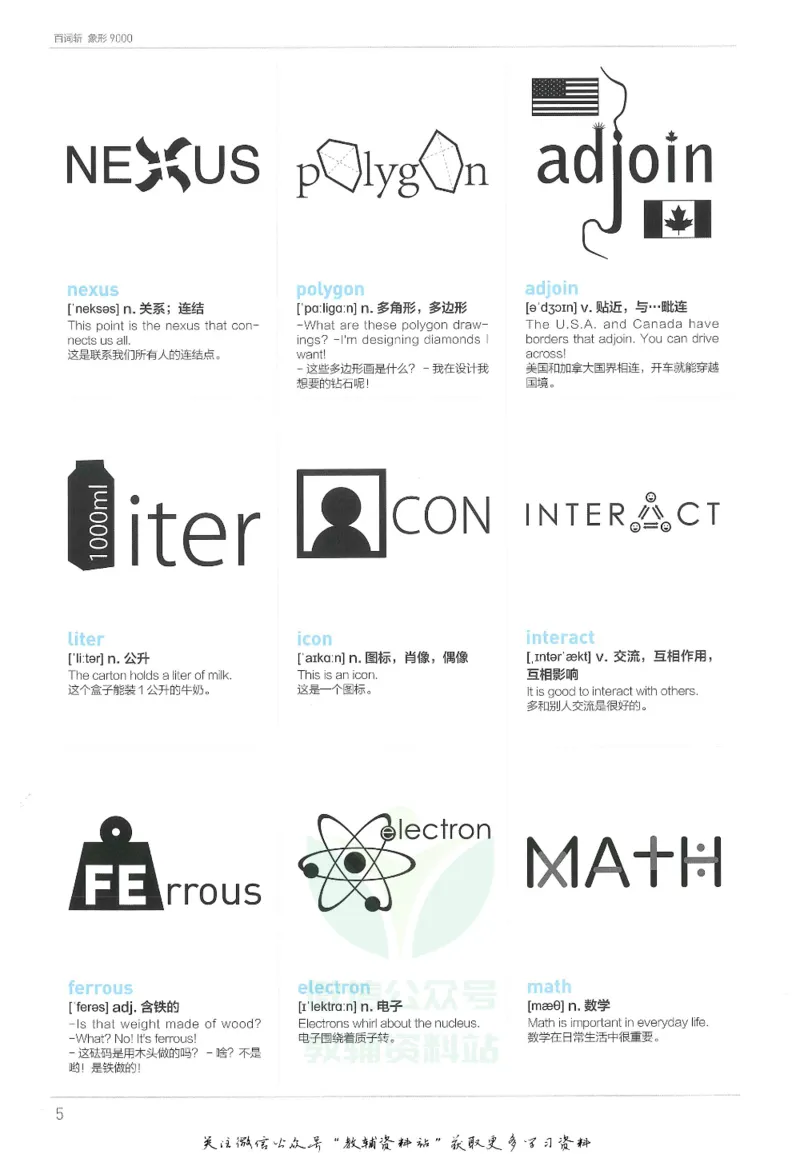 《百词斩象形9000英语单词书第三册下_小初高学习资料合集（每天更新）_百词斩象形单词书》第8页预览