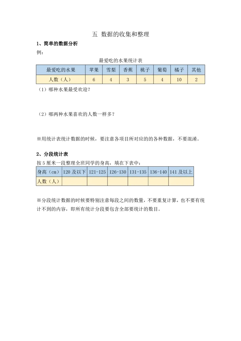 《三（下）数学（冀教版）全册知识点总结_小学1-6年级全科全套_1-6年级全科下册_三年级_三年级下数学_数学三下冀教版》第6页预览