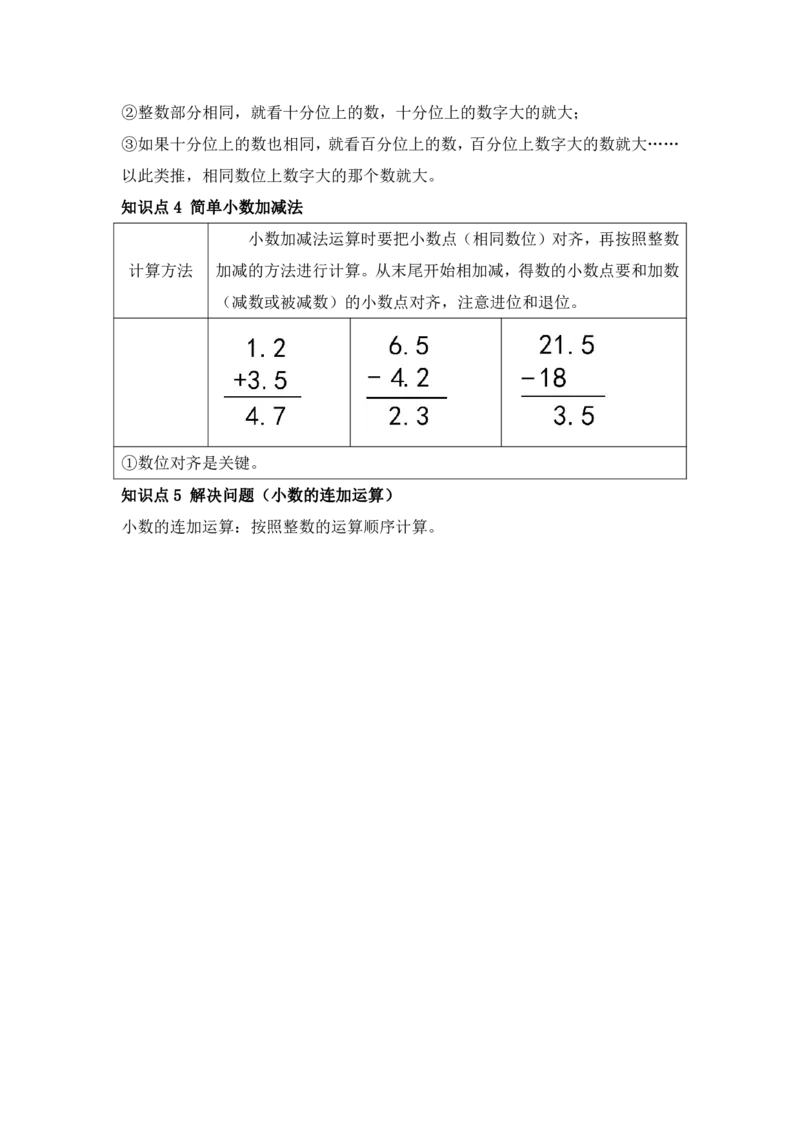 《三（下）数学（冀教版）全册知识点总结_小学1-6年级全科全套_1-6年级全科下册_三年级_三年级下数学_数学三下冀教版》第8页预览