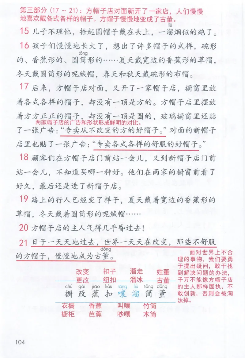 《三（下）语文课堂笔记-第8单元_小学1-6年级全科全套_1-6年级全科下册_三年级_三年级下语文_语文三下课堂笔记》第8页预览