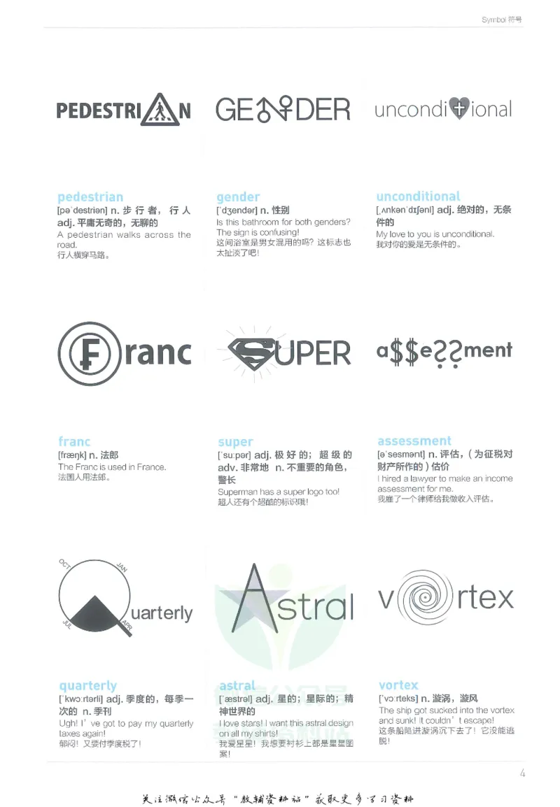 《百词斩象形9000英语单词书第三册上_小初高学习资料合集（每天更新）_百词斩象形单词书》第7页预览