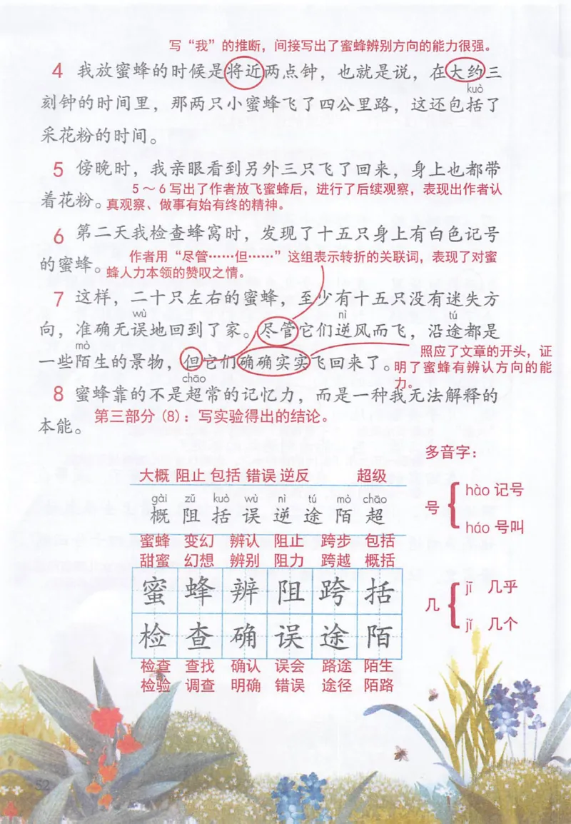 《三（下）语文课堂笔记-第4单元_小学1-6年级全科全套_1-6年级全科下册_三年级_三年级下语文_语文三下课堂笔记》第6页预览