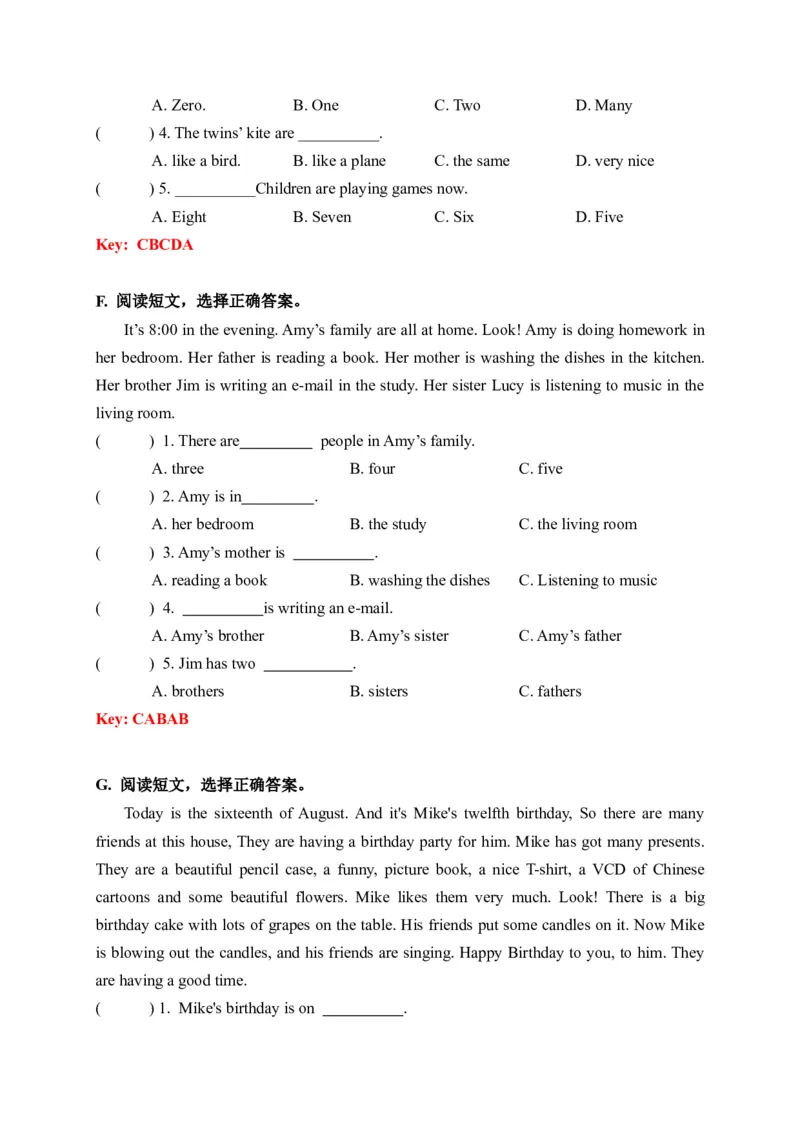 《期末易错题分类汇编阅读理解（答案选择篇）译林版（三起）五年级下册（答案版）_小学1-6年级全科全套_1-6年级全科下册_五年级_五年级下英语_英语五下译林版》第4页预览