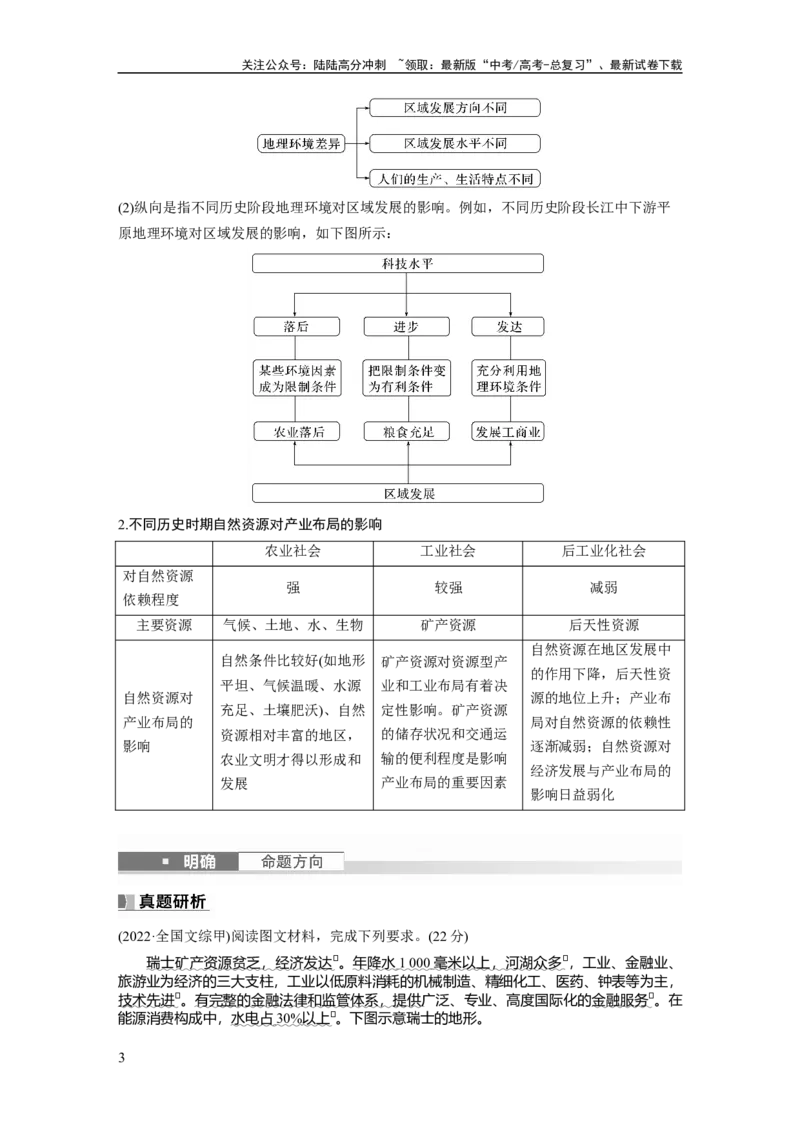 《第三部分　第二章　课时60　区域发展的自然环境基础_07-地理-高考总复习_一轮复习_2024年_2024高考地理大一轮复习课件讲义新人教版知识总结_2024年高考地理一轮复习讲义（新人教版）》第3页预览