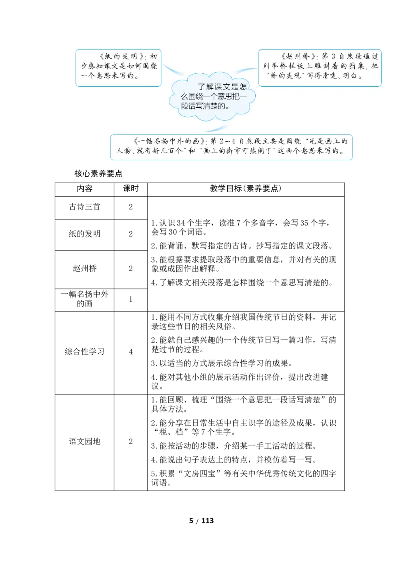 《语文教学教案word版三年级（下）第二部分_小学1-6年级全科全套_1-6年级全科下册_三年级_三年级下语文_语文三下教案》第5页预览