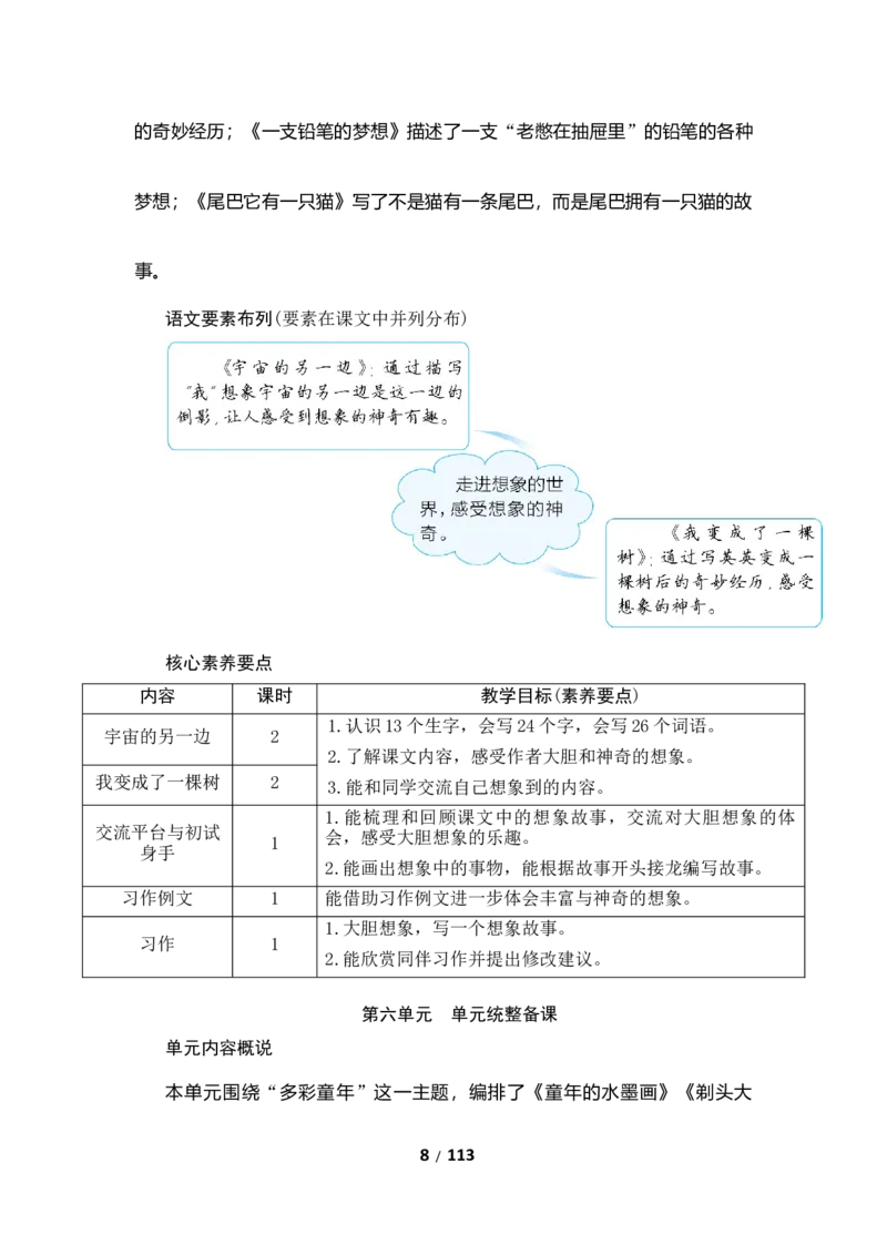 《语文教学教案word版三年级（下）第二部分_小学1-6年级全科全套_1-6年级全科下册_三年级_三年级下语文_语文三下教案》第8页预览