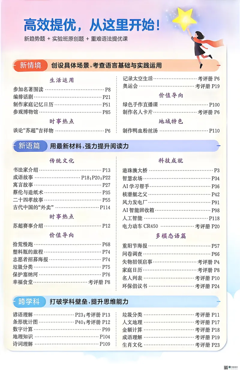 《译林六上实验班提优训练_小初高学习资料合集（每天更新）_2026秋《实验班提优训练》3-6年级上册_英语《实验班提优训练》译林26秋_26秋6上英语《实验班提优训练》（译林版）》第4页预览