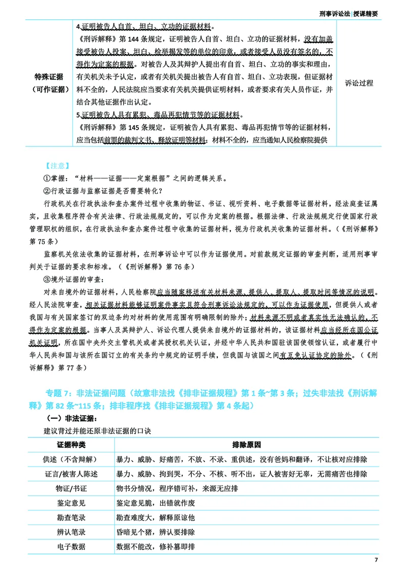 《2026年主观题考前聚焦讲义-刑事诉讼法-左宁_2026法考主观_ZH_18.26ZH主观考前聚焦》第8页预览