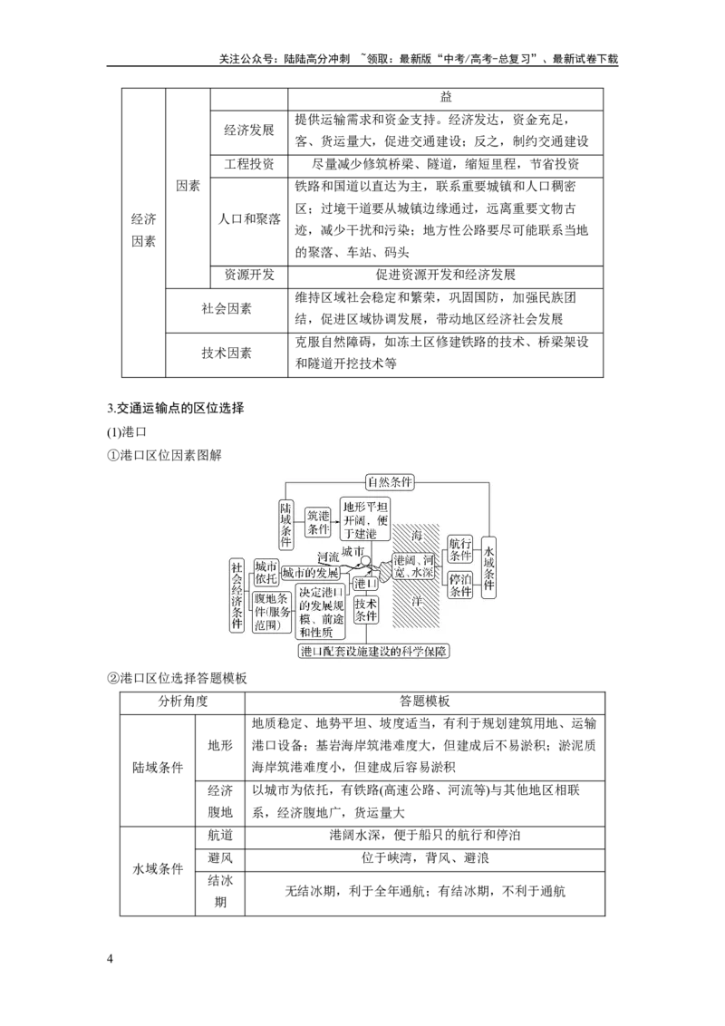 《第四章　课时53　区域发展对交通运输布局的影响_07-地理-高考总复习_一轮复习_2025年_2025年大一轮复习讲义地理人教版_地理_大一轮复习讲义教师专用_配套Word版文档第二部分》第4页预览