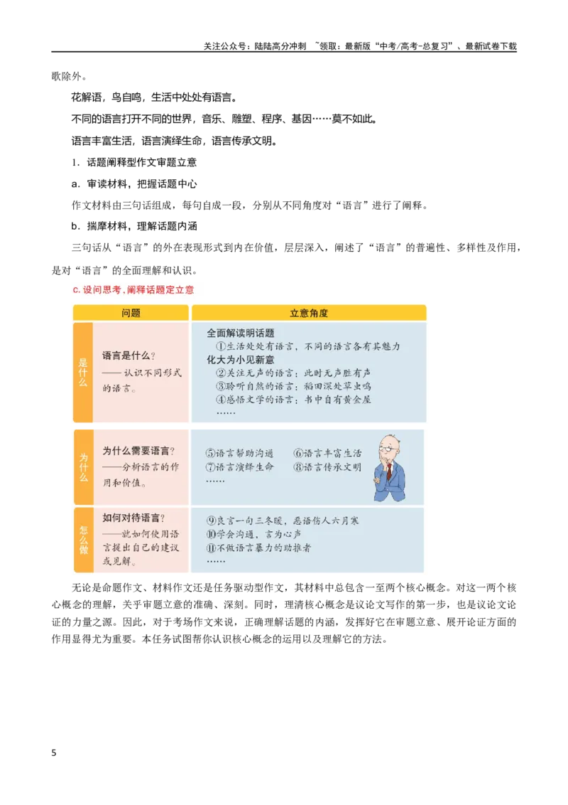 《专题30九省联考热点单概念作文（讲义）-2024年高考语文二轮复习讲练测（新教材新高考）_二轮复习_2024年_2024年高考语文二轮复习讲练测（新教材新高考）_配套讲义》第5页预览