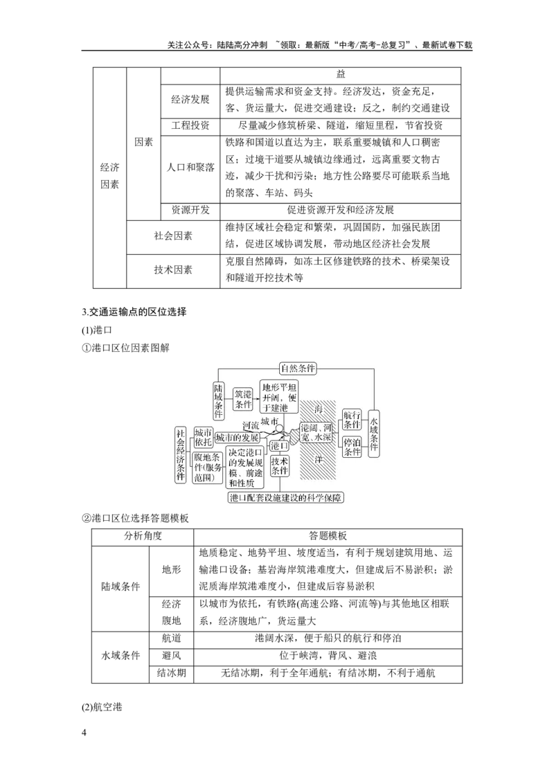 《第四章　课时53　区域发展对交通运输布局的影响_07-地理-高考总复习_一轮复习_2025年_2025年大一轮复习讲义地理人教版_地理_大一轮复习讲义学生专用_2025大一轮复习讲义》第4页预览