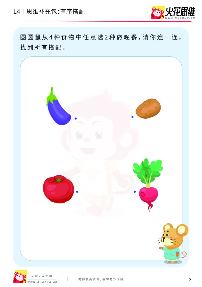 《第2专题_有序计数_有序搭配_基础巩固包_201908231839561_（G1450)火花思维幼小衔接及L1-L5_L4完结_火花视频_02.有序计数》第2页预览
