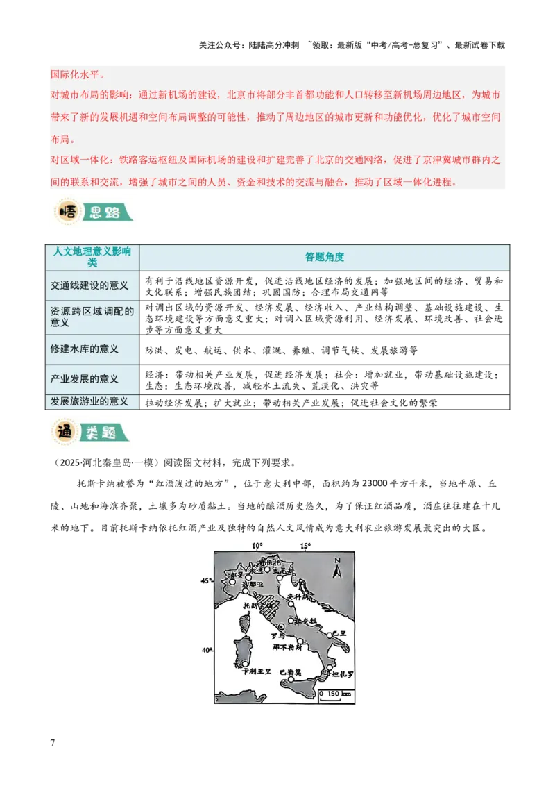 《题型04影响意义类（解析版）_07-地理-高考总复习_三轮冲刺_大题精做冲刺2025年高考地理大题突破+限时集训（新高考通用）》第7页预览