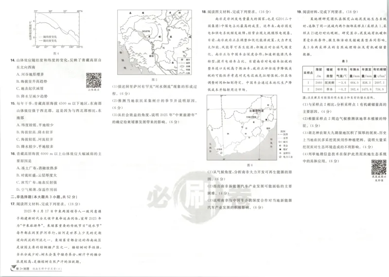 《主书_2027版《高考必刷卷42套》_2027版高考《必刷卷42套》高考上分模拟卷（地理）通用版》第10页预览