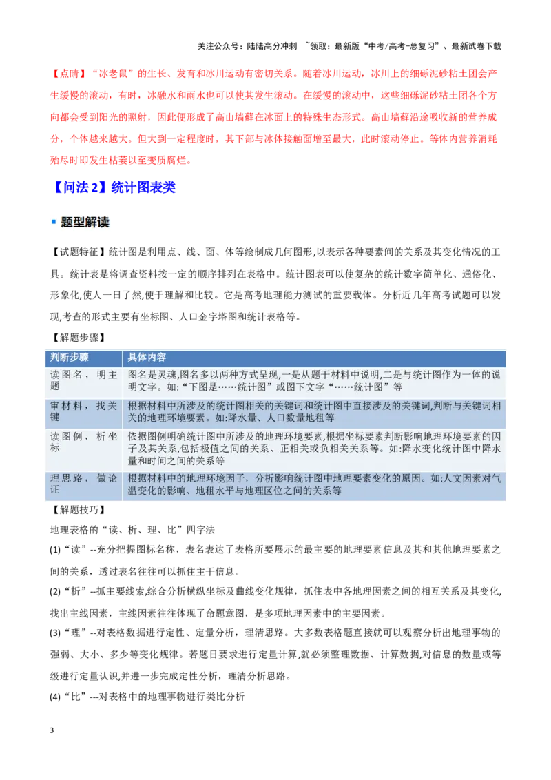 《题型03常见选择题问法与技巧解读（教师版）_07-地理-高考总复习_专项复习_2025年_2025年高考地理重难点讲义专练（西北四省专用）》第3页预览