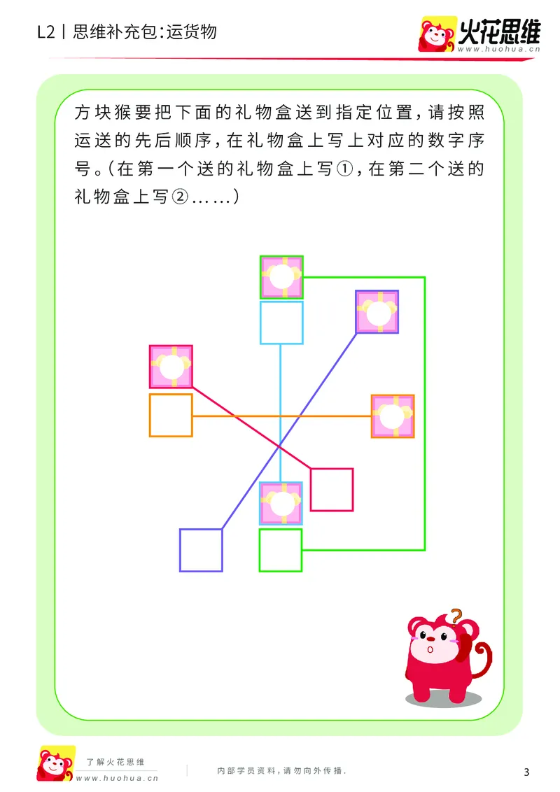 《第16专题_顺序规划_运货物_提高挑战包_202003061406301_（G1450)火花思维幼小衔接及L1-L5_L2完结_L2完结AI41-88_补充资料练习册_16顺序规划》第3页预览